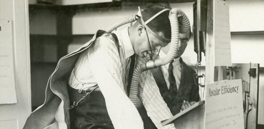 A demonstration of muscle efficiency, 1924