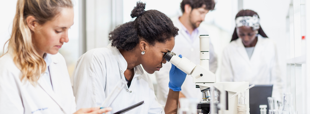PG student in the lab